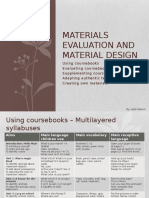 Materials Evolution and Material Design