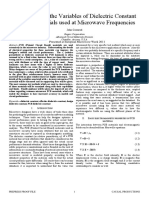 Understanding The Variables of Dielectric Constant For PCB Materials Used at Microwave Frequencies