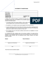 Admission Statement of Undertaking PDF