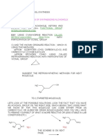 Achohol Retrosynthesis (Organic Chemistry)