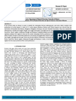 PreviewRELATIONSHIP BETWEEN ANTHROPOMETRIC AND MOTOR ABILITIES WITH PERFORMANCE OF SELECT CRICKET PLAYERS