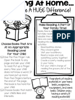 Tips For Parents Reading at Home