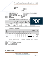 Plan de Gestión de Riesgo de La Institución Educativa 2016-Ok