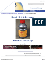 Kodak HC-110 Developer - Unofficial Resource Page