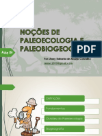 Aula 06 - Paleoecologia e Paleobiogeografia