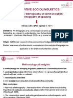 25 - Ethnography of Communication