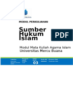 Modul 3..sumber Hukum Islam