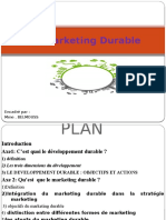 Le Marketing Durable