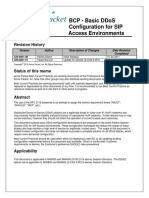 520-0051-01 BCP - Basic DDoS Configuration For SIP Access Environments