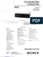 Service Manual: Fm/Am Compact Disc Player