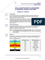 Chapter 8: Visual Aids Provided by Aerodrome Markings, Markers, Signals and Signs Section 8.1: General