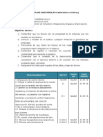 Programa de Auditoria