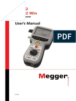 Megger Mom2 Low Resistance Micro Ohmmeter Product Manual