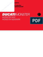 Libretto Uso e Manutenzione Ducati Monster 620