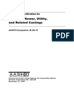 AASHTO M 306 10 Drainage Sewer Utility and Related Castings PDF