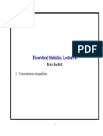 Theoretical Statistics. Lecture 4.: 1. Concentration Inequalities