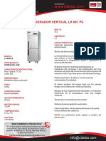 Refrigerador LR681PC 01401044 PDF