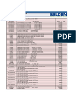 Belden - Fiber Cable & Connectivity Price List - Original - 97974