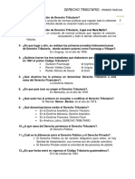 Derecho Tributario Primer Parcial