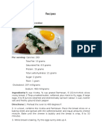 Recipes Breakfast:: Open-Faced Egg Florentine