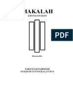 Makalah Kromatografi Manfaat Dalam Farmasi