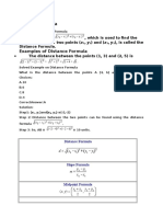 Distance Formula