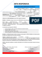 Carta de Responsiva Compra Venta de Vehiculo PDF