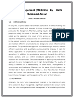 Sales Management (MKT335) by Hafiz Muhamad Arslan