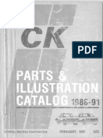 52C Part 1 1988-1991 GM Light Trucks Parts Catalog 1991 Printing