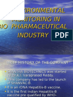 Environmental Monitoring in Bio Pharmaceutical Industry