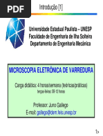 Microscopia Eletrônica de Varredura (MEV) 2