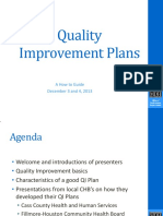 Quality Improvement Plan