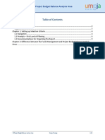 Umoja - Job Aid - BI Project Budget Balance Analysis Area - v2