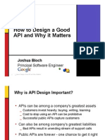 How To Design A Good API and Why It Matters