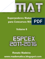 Livro Xmat Vol06 Espcex 2011-2016