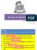 Review For The Final Test