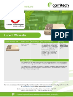 Lucent Wavestar - Carritech Telecommunications