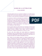 Jacques LEENHARDT - Sociologie de La Littérature PDF