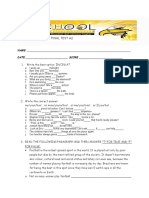 Fastlearning Final Test A2: Name Date Score