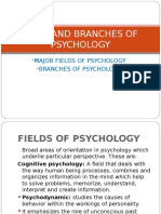 Branches of Psychology