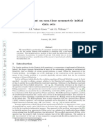 Dain's Invariant On Non-Time Symmetric Initial Data Sets: J.A. Valiente Kroon and J.L. Williams