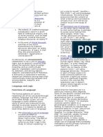 Latin Communications Semantics Discourse Analysis Conversation Expressive Use of Language