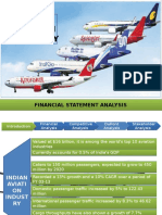 Indian Aviation Industry: Financial Statement Analysis Financial Statement Analysis