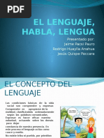 Lenguaje, Lengua y Habla2