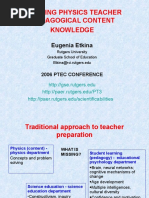 Etkina TeacherContentKnowledge