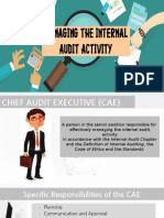 Managing The Internal Audit Activity