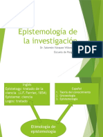 Epistemología de La Investigación