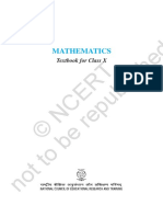 © Ncert Not To Be Republished: Mathematics