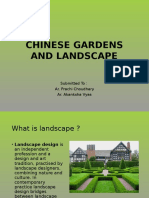 Chinese Gardens and Landscape: Submitted To: Ar. Prachi Choudhary Ar. Akanksha Vyas