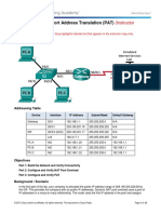 5.2.3.7 Lab - Configuring Port Address Translation (PAT) - ILM PDF